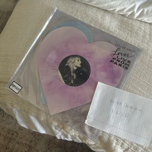 Taylor Swift Lover Live from Paris Heart Shaped LP